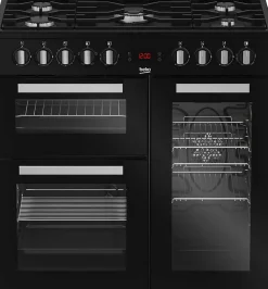 Piano de cuisson 170l 5 feux noir Beko PS235315DB