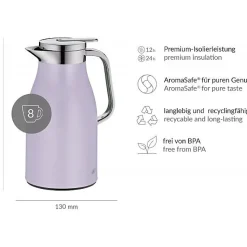 Pichet Isotherme pastel 1 litre élégant Skyline - Violet