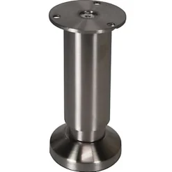 Pied ajustable Diall ø38 x 120-138 mm aluminium