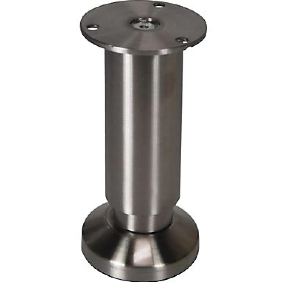 Pied ajustable Diall ø38 x 120-138 mm aluminium