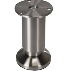 Pied ajustable Diall ø38 x 100-118 mm aluminium