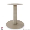 Pied central DECO-GEM pour table mange debout en acier finition époxy champagne à visser, H.86 cm