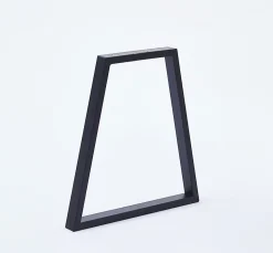 Pied de banc modèle trapèze Mottez H. 40 cm métal noir
