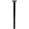 Pied de meuble Diall noir 25 x 25 x H. 200 mm