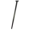 Pied de meuble fuseau en acier noir Cime H. 71 cm
