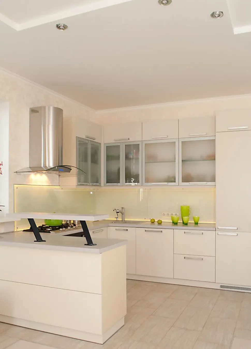 Pied de snack pour cuisine H. 20 cm métal noir vendu par 2