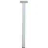 Pied de table Diall 25 x 25 x H. 700 mm blanc