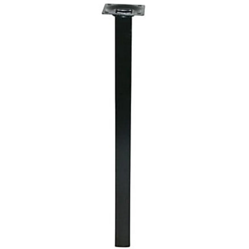 Pied de table Diall 25 x 25 x H. 250 mm noir