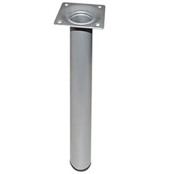 Pied de table Diall ø3 x H. 80 cm gris