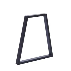 Pied de table en triangle Mottez en acier noir H. 71 cm