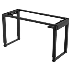 Pied de table électrique à hauteur réglable Kirkkonummi acier allié hauteur 70 -115 cm noir pro.tec