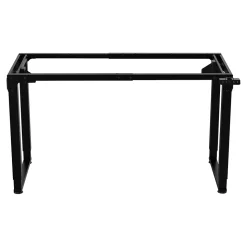 Pied de table électrique à hauteur réglable Kirkkonummi acier allié hauteur 70 -115 cm noir pro.tec