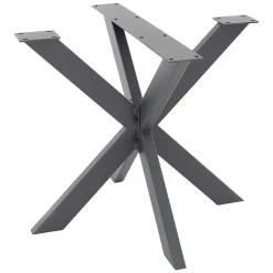Pied de table ML-Design forme spider 85x71x85cm anthracite acier revêtu par poudre design industriel
