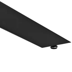 Pied de table Oberau acier fer 120 x 68 x 71 cm noir mat en.casa