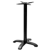 Pied de table pour mange-debout h110cm modèle Bazila noir - Restootab