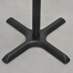 Pied de table pour mange-debout h110cm modèle Dina noir - Restootab