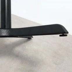 Pied de table pour mange-debout h110cm modèle Dina noir - Restootab