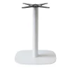 Pied de table pour table rectangulaire, modèle Round blanc - Restootab