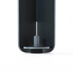 Pied DECO-GEM pour table basse en acier finition époxy noir à visser, H.39 cm