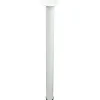 Pied Diall de table réglable Diall ø50 x 710 mm blanc