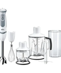 Pied mixeur - BRAUN - MultiQuick 5 Vario MQ5245WH - Moteur 1000 W - 21 vitesses - Easy Click System Plus