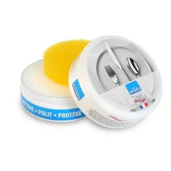 Pierre blanche parfum citron 300 g pour l'entretien de l'inox - Pierre d'Argent par Amefa