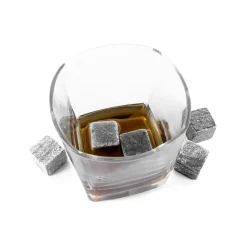 Pierres à whisky avec filet de rangement