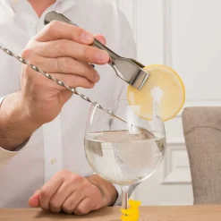 Pince à glaçons avec dents Inox - Chill par Koala