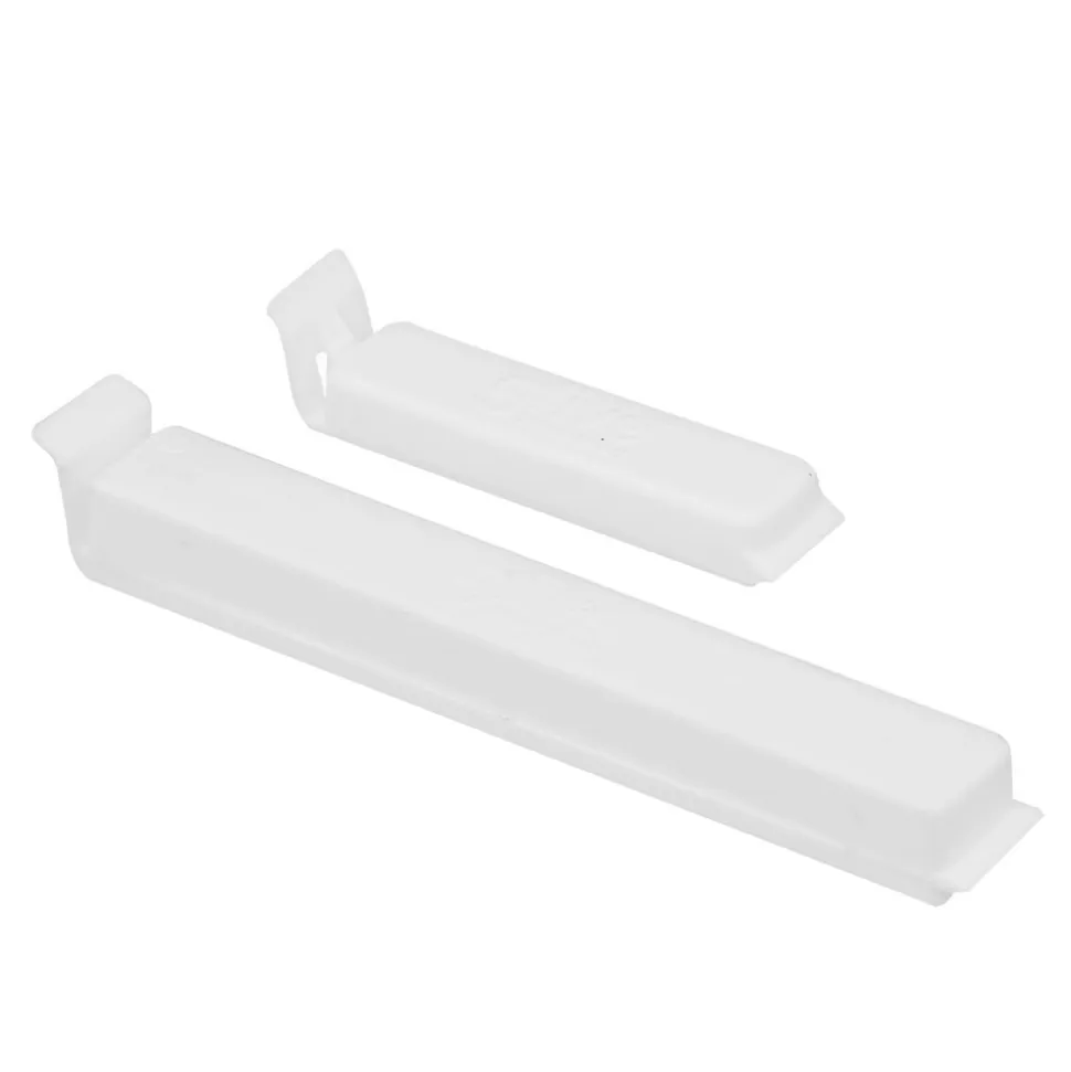 Pince de conservation hermétique pour sachets, 2 tailles vendue par 25 pièces