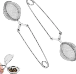 Pinces à Thé Sphère en Acier Inoxydable 15,5 cm