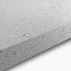 Plan de travail aggloméré aspect pierre blanche mouchetée GoodHome Berberis L.300 x l.62 x Ép.3,8 cm