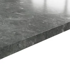 Plan de travail aspect marbre gris foncé GoodHome Kala L.300 x l.62 x Ép.3,8 cm