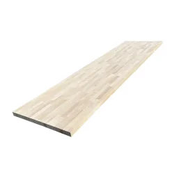 Plan de travail bouleau, L.2,5 m x l.65 cm, Ep.3,6 cm