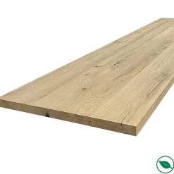 Plan de travail Chêne massif pleines lames 2600 x 800 x 40 mm