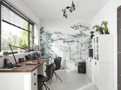 Plan de travail chêne massif foncé GoodHome Hinita L.300 x l.62 x Ép.4 cm