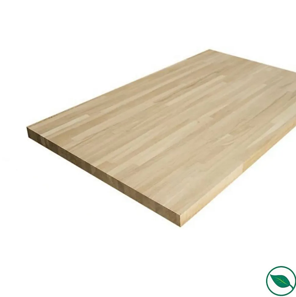 Plan de travail Chêne massif lamellé collé abouté 2000 x 650 x 26 mm