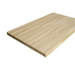 Plan de travail Chêne massif lamellé collé abouté 2000 x 650 x 26 mm