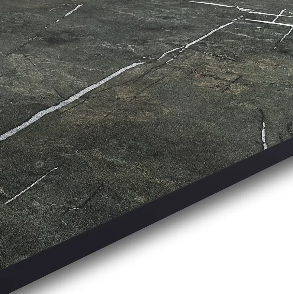 Plan de travail compact aspect marbre gris GoodHome Nepeta L.300 x l.62 x Ép.1,2 cm