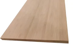 Plan de travail en bambou l.250 cm x l.65 cm x éP.3,6 cm