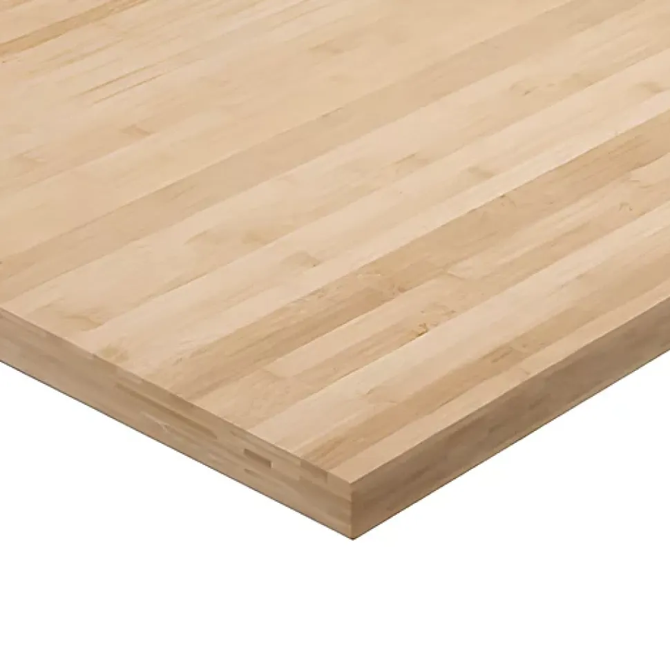 Plan de travail en bambou l.250 cm x l.65 cm x éP.3,6 cm