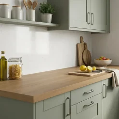 Plan de travail en stratifié effet bois L.300 x P.62 x ép.3,8 cm, GoodHome Berberis