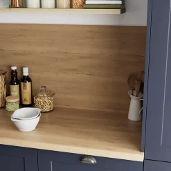 Plan de travail en stratifié effet bois L.300 x P.62 x ép.3,8 cm, GoodHome Berberis