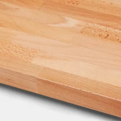 Plan de travail hêtre massif GoodHome Hinita L.260 x l.62 x Ép.4 cm