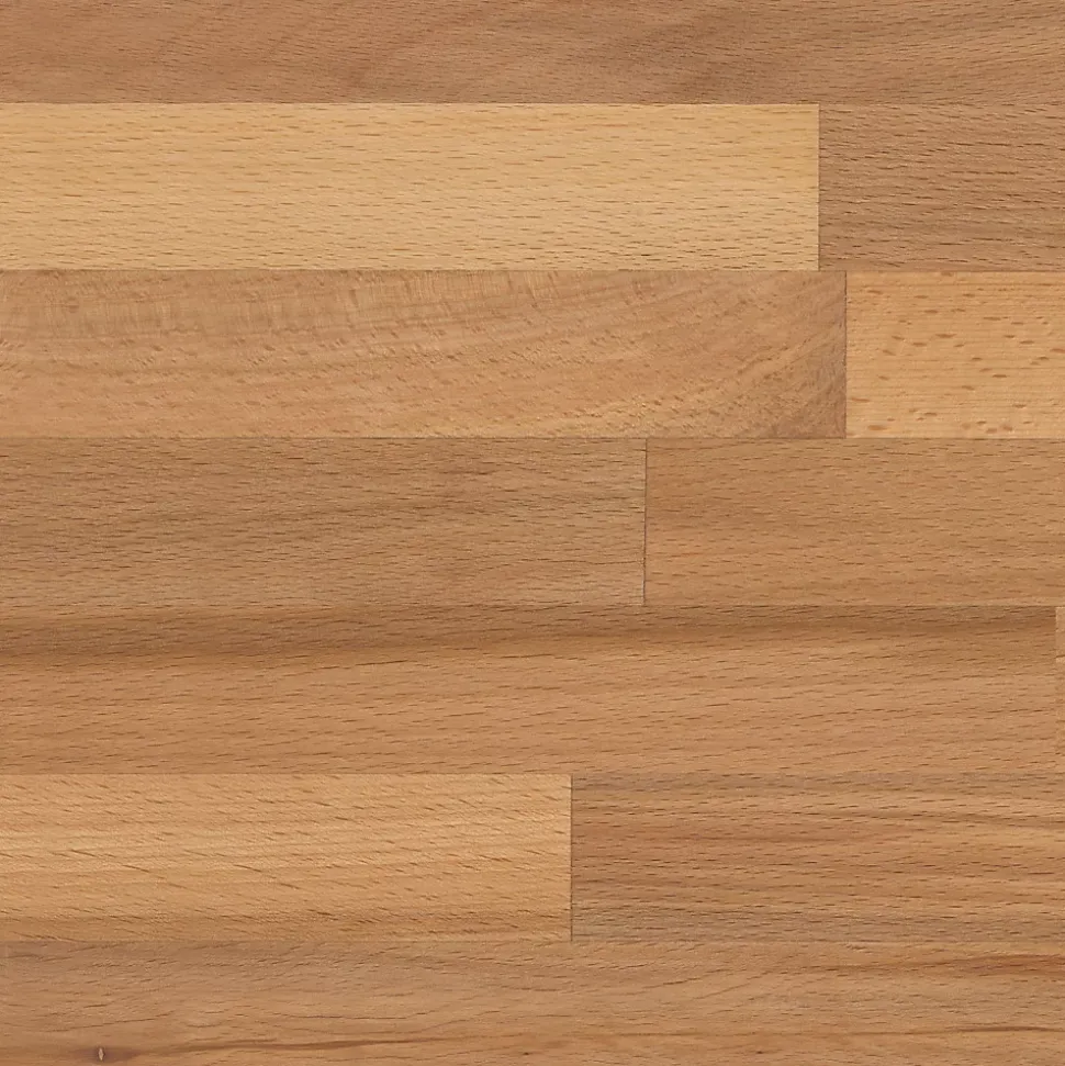 Plan de travail hêtre massif GoodHome Kava L.300 x l.62 x Ép.2,7 cm