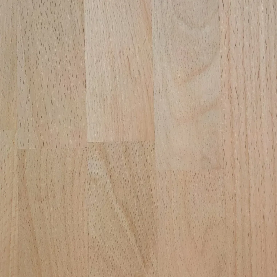 Plan de travail hêtre massif lamellé collé abouté 2500 x 650 x 26 mm