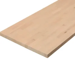 Plan de travail hêtre massif lamellé collé abouté 2500 x 650 x 26 mm