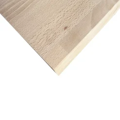 Plan de travail Hêtre massif bord naturel L.250 x l.65 cm, Ep.36 mm