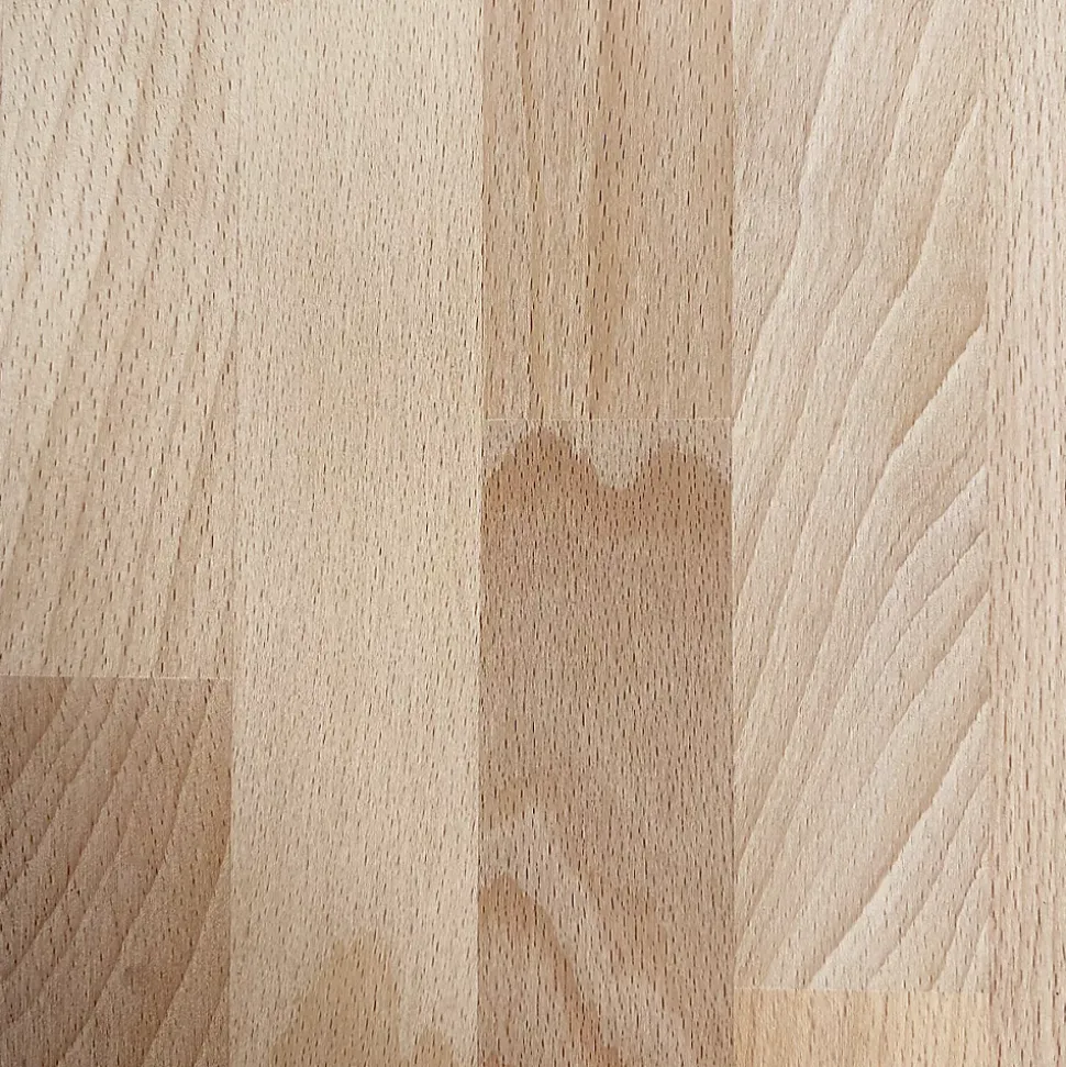 Plan de travail Hêtre massif bord naturel L.250 x l.65 cm, Ep.36 mm