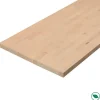 Plan de travail hêtre massif lamellé collé abouté 2000 x 650 x 38 mm