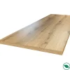 Plan de travail ilot central stratifié HPL chêne 1600 x 900 x 38 mm